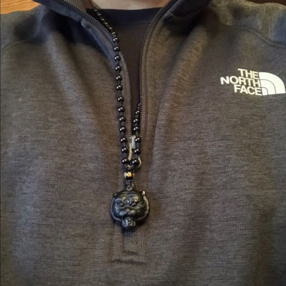 Other - Obsidian Tiger Head Pendant